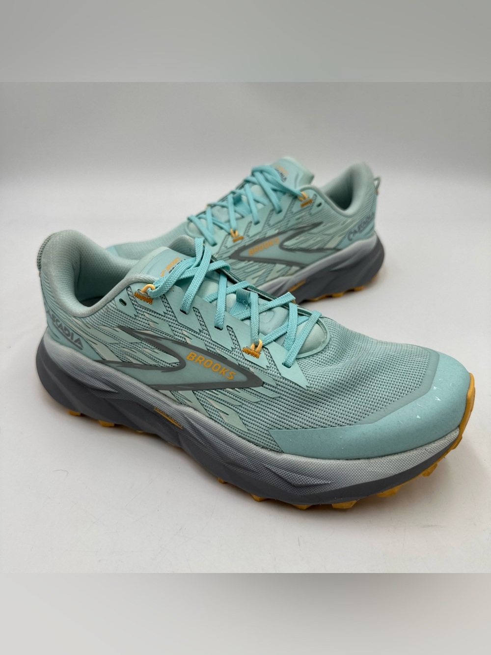 Cascadia 19 Women’s 9.5 D Wide Trail Running Shoes Blue 1204461D437